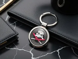 Auto Keychain Ring Car Durable Metal Force